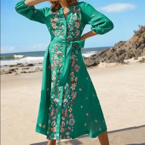 Boden Floral Midi Dress